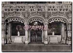 Modern Postcard Bourg en Bresse Ain Brou Church The Jube