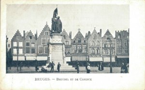 Belgium Belgium Brugge Bruges Breydel en de Coninck Vintage Postcard 07.14