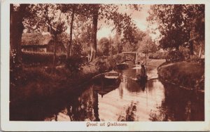 Netherlands Groet uit Giethoorn Vintage Postcard C140