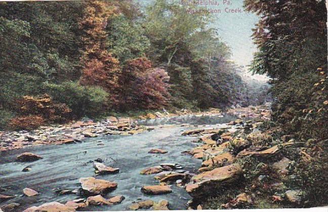 Pennsylvania Philadelphia Wisahickon Creek 1908