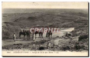 Algeria Constantine Old Postcard Passage cervical Sfa has Biskra (camel camel)