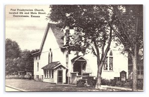 First Presbyterian Church Osawatomie Kansas Postcard