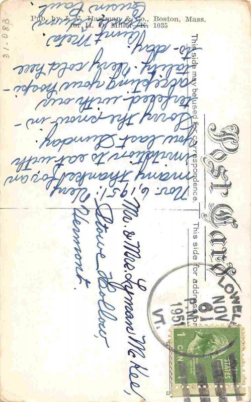 Library Museum Westfield Vermont postcard