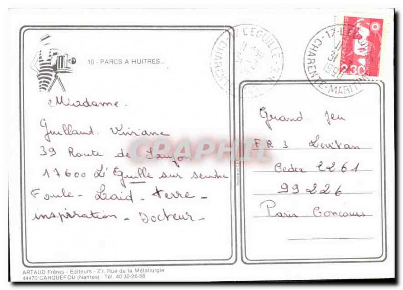 Postcard Modern Parcs Oysters