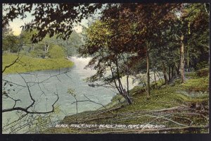 Michigan PORT HURON Black River near Beach Farm pm1909 Divided Back