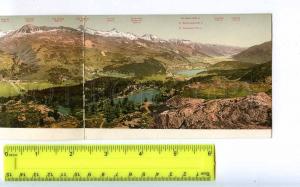 241867 SWITZERLAND Hahnensee Ober Engadin panoramic postcard