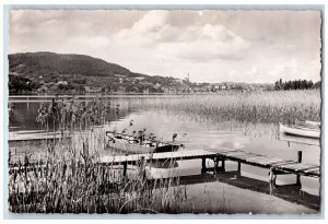 Haute-Savoie France Postcard Lake Annecy The Visitation 1965 RPPC Photo