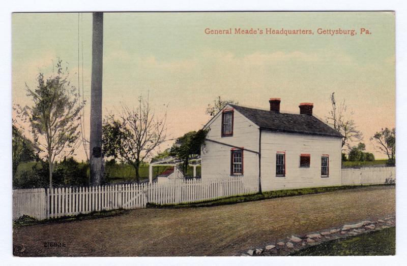1907-15 Gettysburg PA General George Meade's Headquarters Civil War DB Postcard
