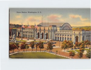 Postcard Union Station Washington DC