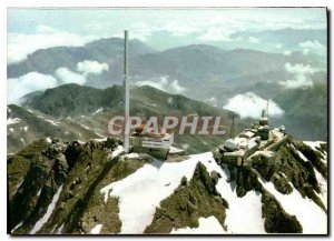 Modern Postcard The Pyrenees Aerial view of the Pic du Midi de Bigorre