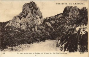 CPA Corniche de l'Esterel - Un Coin de la Route d'Antheor au Trayas (1111658)