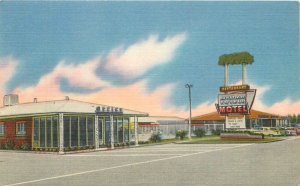 Texas El Paso Hawaiian Royale Motel 1940s roadside Cook Postcard 22-5934