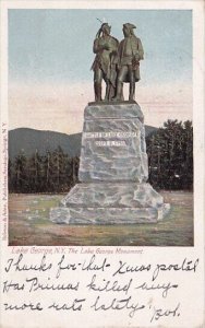 The Lake George Monument Lake George New York 1907