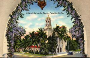 Florida Palm Beach St Edward's Church Curteich