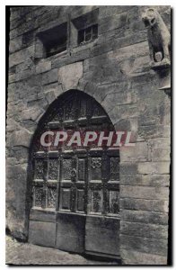 Postcard Old Embrun (H A) Old Hotel of Governors (XIV century) Gothic Door