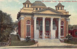 San Antonio Texas Central Christian Church Vintage Postcard AA48756