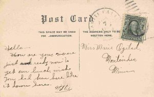 High School Granite Falls Minnesota postcard