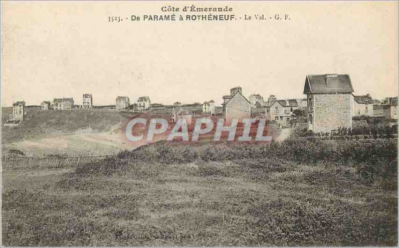 Postcard Old Emerald Coast From Parame has Rotheneuf Val