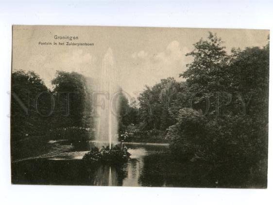 138752 Netherlands GRONINGEN Fountain South Park Vintage PC