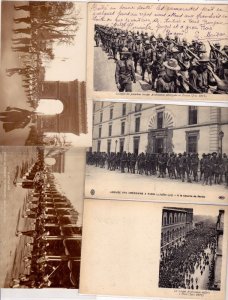 MILITARY US TROOPS WW1 in France 45 Vintage Postcards (L2878)