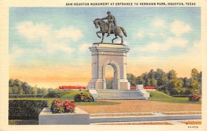 San Houston Monument Entrance To Hermann Park - Houston, Texas TX