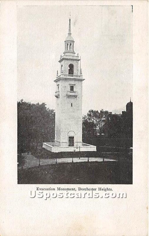 Evacuation Monument - Dorchester Heights, MA