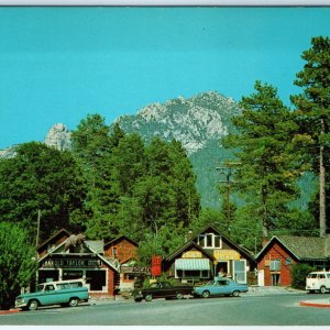 c1960s Idyllwild, CA Downtown Shops Main St Arcade Resort PC Tahquitz Peak A145