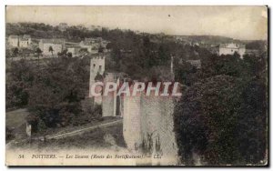 Old Postcard Poltiers The Moat Road Fortifications