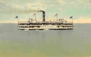 Steamer G A Boeckling Ohio 1910c postcard