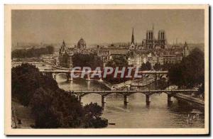 Paris - 4 - La Cite - Notre Dame - Old Postcard