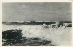 Netherlands Branding nes Ameland seascape photo postcard