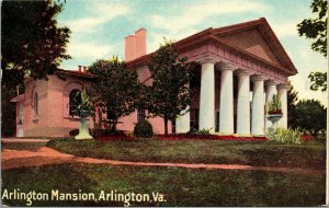 Vtg 1910s Arlington Mansion Arlington Virginia VA Antique Postcard