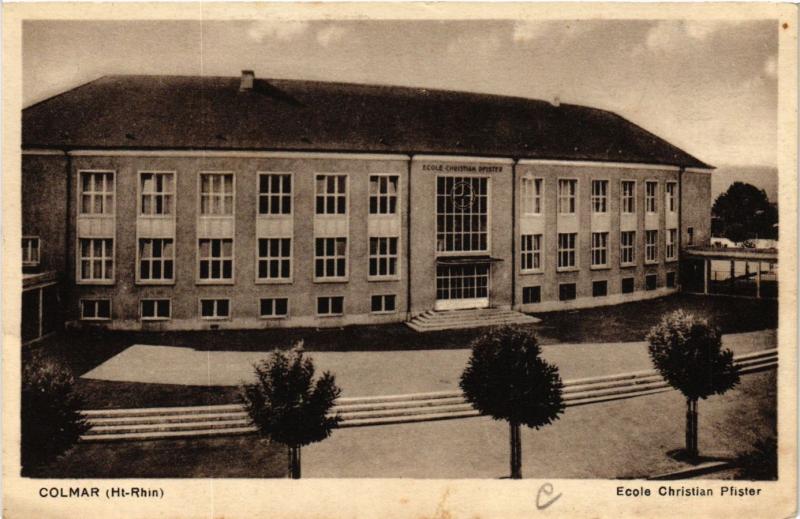 CPA AK Colmar (Hte-Rhin) - Ecole Christian Pfister (740176)