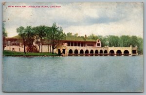 Postcard Chicago Illinois c1910 New Pavilion Douglas Park Cook County