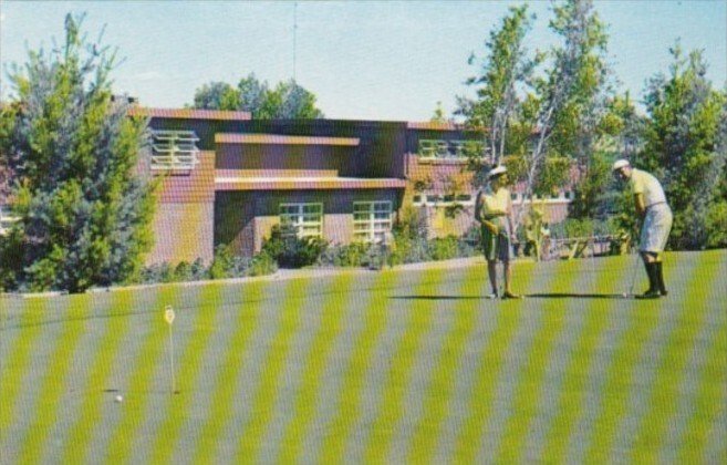 Golf Putting Green and Club House The Concord Hotel Kiamesha Lake New York