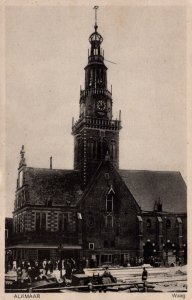 Netherlands Alkmaar Waag Vintage Postcard 09.90