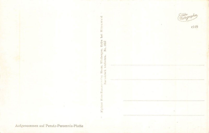 L170 Germany Mittenwalder Huette Mountain RPPC vintage postcard