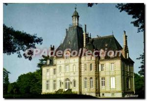 Postcard Modern Malicorne Le Chateau Rive Sarthe SNCF