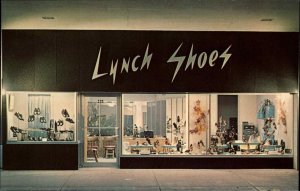 Syracuse New York NY Lynch Family Shoe Store Mid-Century Modern Vintage PC