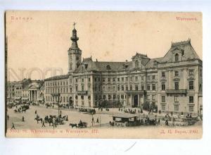 192388 POLAND WARSZAWA town hall Winiarskiego 1902 y postcard