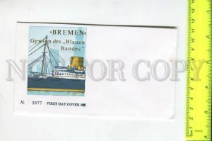 466670 Germany ship liner Bremen First day COVER