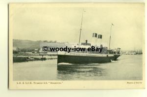 f0010 - LB & SCR Ferry - Brighton - postcard