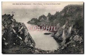 Old Postcard Bay of Douarnenez Beuzee Approval The Cove Cartel ar Roch