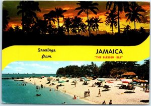 M-36781 Greetings from Jamaica The Blessed Isle