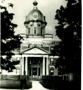 RPPC Hardin County Court House Kountze Texas TX UNP Postcard