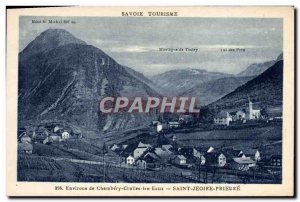 Old Postcard Surroundings of Chambery Challes les Eaux Saint-Jeoire-Prieuré