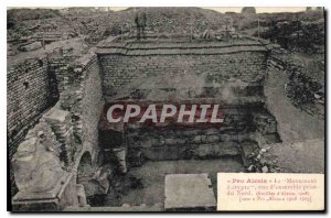 Old Postcard Cave Caves Pro Alesia The monument crypt taken together North View