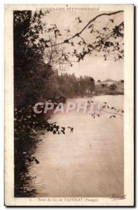 Old Postcard Shores of Lake Tazenat