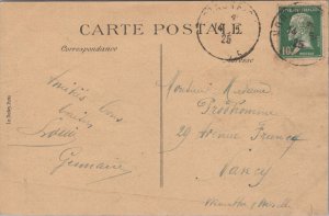 France Mortagne Rue Portail Saint Denis Vintage Postcard C182