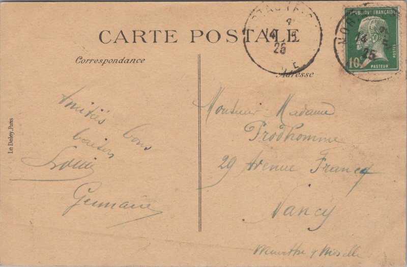 France Mortagne Rue Portail Saint Denis Vintage Postcard C182